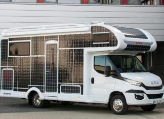 güneş enerjili karavan, güneş panelli karavan, güneş enerjisi ile çalışan karavan, karavan güneş enerjisi