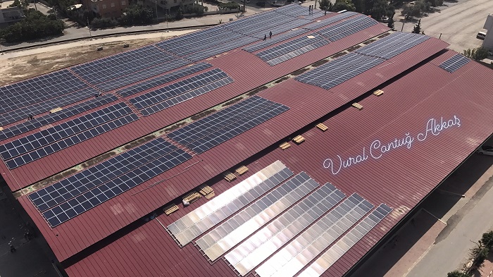 Tarsus Belediyesi Kırklarsırtı Pazar Yeri Çatısı 448 kW GES